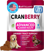 Load image into Gallery viewer, Dog UTI Treatment Cranberry Supplement Bladder Control 70 Soft Chews