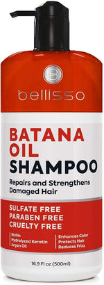 Load image into Gallery viewer, Batana Oil Shampoo Volumizing Salon Formula for Thinning and Fine Hair Women Men Sulfate and Paraben Free Thickening Volume Boost for a Thicker Fuller Feeling With Moroccan Argan Oil