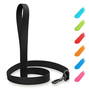 Waterproof Dog Leash 4 Ft x 1 in Black Anti Slip Dog Leash for Large Dogs Small