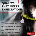 Load image into Gallery viewer, WAUDOG Ultra Soft Rolled Leather Dog Collar for Small Dogs Soft Padded Dog Collars for Medium Dogs Puppy Collars for Large Breed Dogs Male and Female Dog Collar
