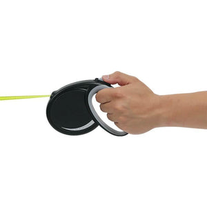 Smart Retractable Leash L – Black, 15ft, Up to 65lbs / 29kg, with Safety Features for Every Walk
