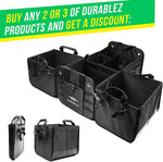 Load image into Gallery viewer, Trunk Organizer with Covering Net Attachable Non Slip Pads and Stainless Hooks Military Green
