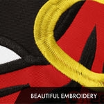 Load image into Gallery viewer, G128 Combo Pack: American USA Flag 2x3 Ft &amp; Pirate Jolly Roger Red Head Scarf Flag 2x3 Ft  Both ToughWeave Series Embroidered 300D Polyester, Embroidered Design, Indoor/Outdoor, Brass Grommets