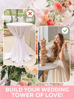 Load image into Gallery viewer, Wedding Guest Book Alternative 75 pcs Wooden Block Guest Book for Sign
