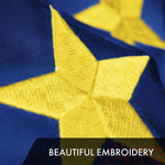 Load image into Gallery viewer, Alaska AK State Flag 3x5 Ft 3Pack Embroidered Polyester By G128
