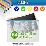 Load image into Gallery viewer, 32 Pack Large Mesh Zipper Pouch B4 12x15in Game Bags for Puzzle and Toy Storage Bags Board Game Storage Zip Plastic Mesh Bags for Toys &amp; Playroom Organization and Storage Zippered Pouches Folder