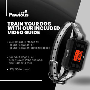 Pawious GPS Dog Fence F810 Pro   2nd Gen with GPS Signal Boost   Wireless Dog