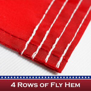 USA American Flag 3x5 Ft 2Pack Pole Sleeve Embroidered Polyester By G128