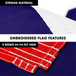 Load image into Gallery viewer, G128 Combo Pack: 6 Ft Tangle Free Aluminum Spinning Flagpole (Black) &amp; Iowa IA Deluxe State Flag 3x5 Ft, ToughWeave Series Embroidered 300D Polyester  Pole with Flag Included