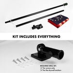 Load image into Gallery viewer, G128 Combo Pack: 5 Ft Tangle Free Aluminum Spinning Flagpole (Black) &amp; Betsy Ross 1776 TeaStained Flag 2.5x4 Ft, ToughWeave Pro Series Embroidered 420D Polyester  Pole with Flag Included