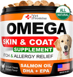 Load image into Gallery viewer, Omega 3 for Dogs Dog Skin and Coat Supplement Fish Oil for Dogs Chews 120 Treats
