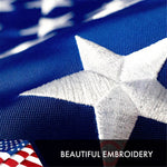 Load image into Gallery viewer, USA American Flag 3x5 Ft 10Pack Doublesided Embroidered Polyester By G128
