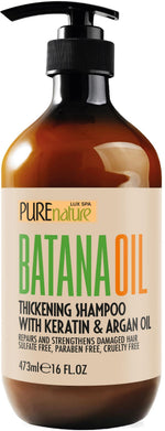 Load image into Gallery viewer, Batana Oil Shampoo 16 Fl Oz Sulfate Free Thickening Formula Paraben Free Volumizing Shampoo for Thinning Fine Hair Professional Volume Boosting Salon Care for Women and Men with Thin Hair