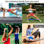 Load image into Gallery viewer, Resistance Bands Exercise Set Fitness Workout Stretch Elastic Loop Legs Therapy
