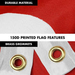 Load image into Gallery viewer, G128 Combo Pack: 6 Feet Tangle Free Spinning Flagpole (Silver) Switzerland Swiss Flag 3x5 ft Printed 150D Brass Grommets (Flag Included) Aluminum Flag Pole