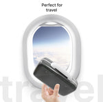 Load image into Gallery viewer, Travel Pill Organizer Airtight Medicine Case for Traveling Grey Plastic Holder
