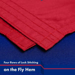 Load image into Gallery viewer, G128 10 Pack: Guam Guamanian Flag  3x5 Ft  LiteWeave Pro Series Printed 150D Polyester  Indoor/Outdoor, Vibrant Colors, Brass Grommets, Thicker and More Durable Than 100D 75D Polyester