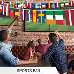 Load image into Gallery viewer, G128 European Union EU Bunting Banner  Flag 8.2 x 5.5 Inch, Full String 27 Feet  Printed 150D Polyester, Decorations For Bar, School, Festival Events Celebration