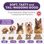 Load image into Gallery viewer, Dog Multivitamin Chewable Vitamins Supplements with Glucosamine 170 Chews Hip
