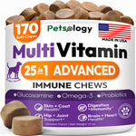 Load image into Gallery viewer, Dog Multivitamin Chewable Vitamins Supplements with Glucosamine 170 Chews Hip
