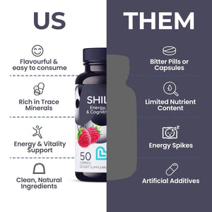 Shilajit Gummies 10000mg Pure Himalayan Shilajit with Fulvic Acid Trace
