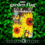 Load image into Gallery viewer, G128 Garden Flag Welcome Sunflowers and Butterflies  12x18 Inch  Printed Blockout Polyester  Everyday Decoration