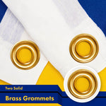 Load image into Gallery viewer, G128 Barbados Barbadian Flag  3x5 Ft  LiteWeave Pro Series Printed 150D Polyester  Country Flag, Indoor/Outdoor, Vibrant Colors, Brass Grommets, Thicker and More Durable Than 100D 75D Polyester