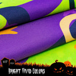 Load image into Gallery viewer, G128  Halloween Garden Flag, Trick or Treat Quote with Witch Garden Yard Decorations,   12x18 Inch  Printed 150D Polyester  Rustic Holiday Seasonal Outdoor Flag