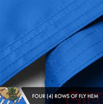 Load image into Gallery viewer, G128 Oklahoma State Flag  3x5 Ft  Double ToughWeave Series Double Sided Embroidered 210D Polyester  Embroidered Design, Indoor/Outdoor, Brass Grommets, Heavy Duty, 2ply
