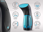 Load image into Gallery viewer, Travel Steamer for Clothes Handheld Garment Steamer Mini Portable Fabric Steamer Iron Wrinkles Steam Remover 25s Fast Heat up 120ml Water Tank Anti Leak Ironing Pump System 950W – 360°
