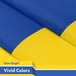 Load image into Gallery viewer, USA American Flag &amp; Ukraine Ukrainian Flag 3x5 Ft Printed 150D Polyester
