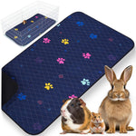 Load image into Gallery viewer, Washable Guinea Pig Cage Liner for Midwest 24x47 inch Fast Drying Leakproof &amp; Absorbent Rabbit Bedding for Indoor Non Slip Mat for Under Dog Crate &amp; Floor Waterproof Puppy Pad &amp; Blanket

