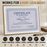 Load image into Gallery viewer, 100 Certificate Paper 8.5 x 11 inch for Printing Blank Certificate Papers for Award Certificates &amp; Diploma Paper Premium Blue Border Award Papers Cardstock for Awards &amp; Certificates Graduation