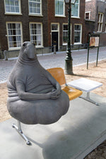 Load image into Gallery viewer, Zhdun Meme Homunculus Loxodontus Plaster Gypsum Sculpture Piggy Money Bank
