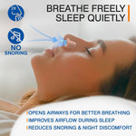 Load image into Gallery viewer, Nasal Dilators Anti Snoring Nose Vents 8 Pairs 4 Sizes Snore Stopper to Help Reduce Snoring from Nasal Congestion Opens Nostrils for Easier Breathing Deviated Septum Support