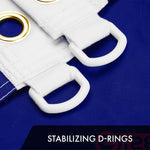 Load image into Gallery viewer, G128 Texas TX State Flag  8x12 Ft  ToughWeave Series Embroidered 300D Polyester  Embroidered Design, Indoor/Outdoor, Brass Grommets