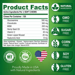 Load image into Gallery viewer, Hemp Hip &amp; Joint Supplement for Dogs Glucosamine 120 Chews