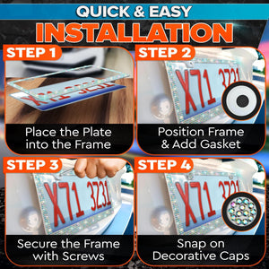 2 Pack Bling License Plate Frames for Women Sparkling Rhinestone License Plate Frame 12.16x6.18 inch with Screws Caps for Easy Installation Cute Bling Car Accessories for Women