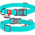 Load image into Gallery viewer, Waterproof Dog Collar Heavy Duty Adjustable for Medium Dogs M Size Glow in Dark
