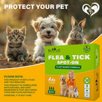 Load image into Gallery viewer, Topical Flea &amp; Tick Drops for Dogs Cats &amp; Rabbits Mosquito Repellent
