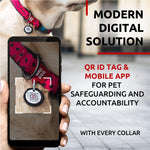 Load image into Gallery viewer, Nylon Dog Collar Size 14  23 in Neck  x 1 in Wide Adjustable Dog Collar for
