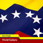Load image into Gallery viewer, G128 Venezuela Venezuelan Flag  3x5 feet  Printed 150D  Indoor/Outdoor, Vibrant Colors, Brass Grommets, Quality Polyester, Much Thicker More Durable Than 100D 75D Polyester