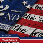 Load image into Gallery viewer, G128 Combo Pack: American USA Flag 3x5 Ft &amp; 2nd Amendment American Flag 3x5 Ft  Both LiteWeave Pro Series Printed 150D Polyester, Brass Grommets