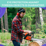 Load image into Gallery viewer, 3 Pack Safety Glasses Side Shields   Transparent Pink Side Shields for Glasses Flexible and Durable Plastic Modern Design and Easy to Clip On Good for Construction Woodworking and Metalworking
