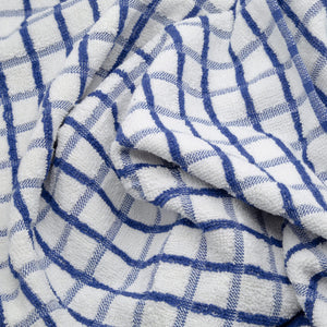 Premium Dish Towels for Kitchen with Hanging Loop 8 Pack Heavy Duty 16x26in Blue