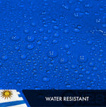 Load image into Gallery viewer, G128 Uruguay (Uruguayan) Flag  3x5 feet  Double Sided Embroidered 210D Indoor/Outdoor, Brass Grommets, Heavy Duty Polyester