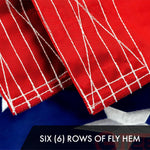 Load image into Gallery viewer, G128 Combo Pack: American USA Flag 8x12 Ft &amp; Texas TX State Flag 8x12 Ft  Both ToughWeave Series Embroidered 300D Polyester, Embroidered Design, Indoor/Outdoor, Brass Grommets