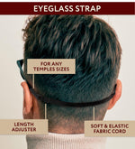 Load image into Gallery viewer, Eyeglass Nose Pads   Stop Glasses from Sliding   6 Pairs Adhesive Sunglass Nose Bridge 0.5mm x 7mm x 16mm   Glasses Accessories (Clear Pads &amp; Dark Glasses Strap)