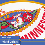Load image into Gallery viewer, G128 Minnesota MN State Flag  3x5 Ft  LiteWeave Pro Series Printed 300D Polyester  Indoor/Outdoor, Vibrant Colors, Brass Grommets