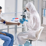 Load image into Gallery viewer, Medical Disposable Coveralls for Adults 2X Large Pack of 5 White Hazmat Suits